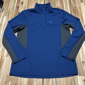 Nike ACG Pulllover Mens L Blue ¼ Zip Outdoor Performance‎ All Conditions Gear